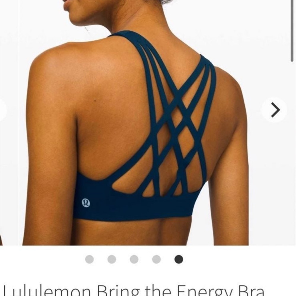 Lululemon Black Bring the Energy Bra 6